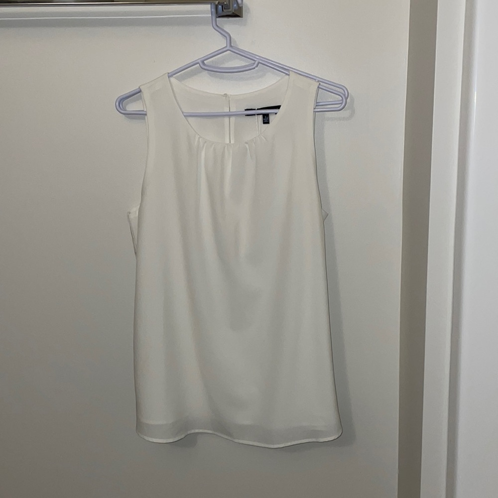 Pleated shell top Ivory size S